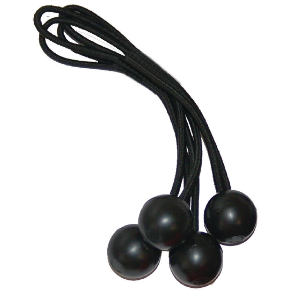 (4) 7" Ball Bungee Tie Cords