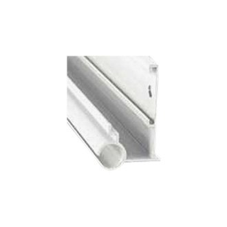 AP Products Rail de gouttière / auvent à insertion en aluminium blanc polaire de 16 '