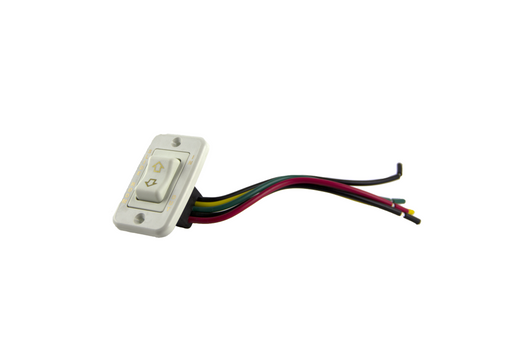 Lippert Components 117461 - Assemblage d'un interrupteur électrique coulissant de nouveau style - Blanc