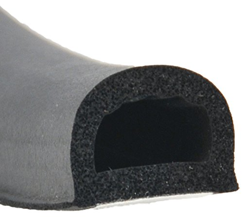 AP Products 018-318 Ruban D-Seal en caoutchouc noir 3/4 "x 1/2" avec ruban