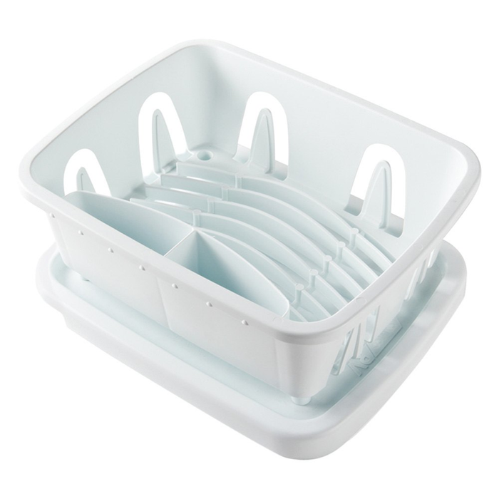 Camco 43511 - Mini égouttoir à vaisselle et plateau - Blanc