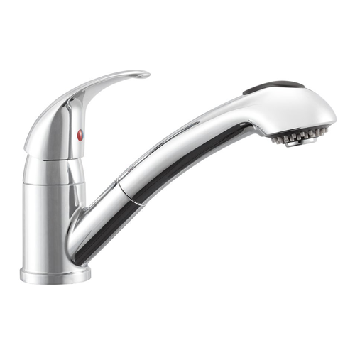 Dura Designer Pull-Out RV Kitchen Faucet - Chrome Polished
