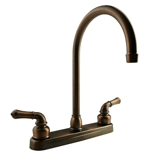 Dura J-Spout RV Kitchen Faucet - Oil Rubbed Bronze