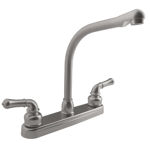 Dura Classical Hi-Rise RV Kitchen Faucet - Brushed Satin Nickel
